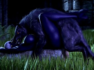 Nualia And A Hairy man (noname55)[dog Wolf] (gfycat.com)
