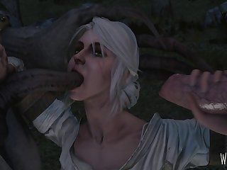 Ciri Fellating A Monster While Draining Off A Werewolf Cock. Another Angle In Comments. [witcher 3] (weebstank)[multiple] (gfycat.com)